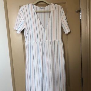 Zara Striped Midi Dress